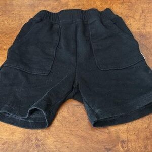 Little Sleepies Classic Black Kids Shorts